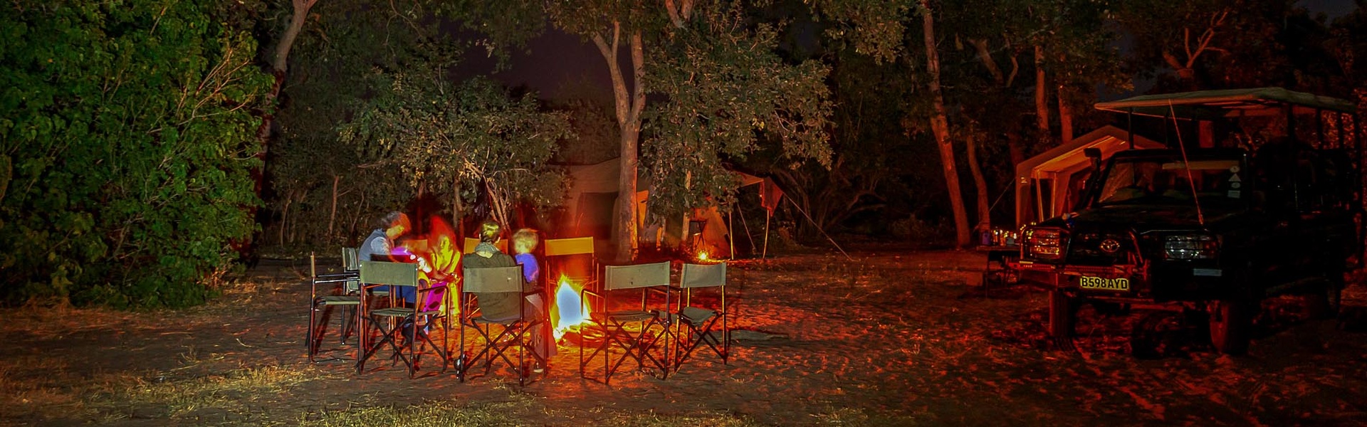 Dormez en camp mobile au Botswana | Sous l'Acacia