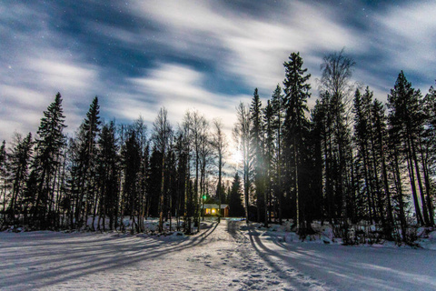 Cabane de pêcheur en Laponie Suédoise