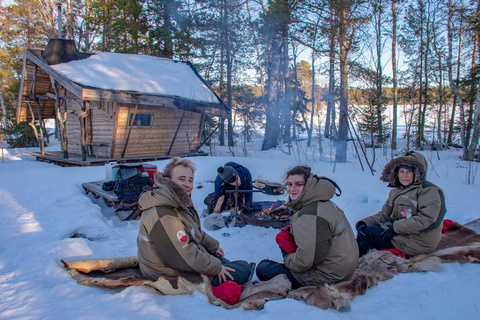 Ferme à rennes et après-midi trappeur